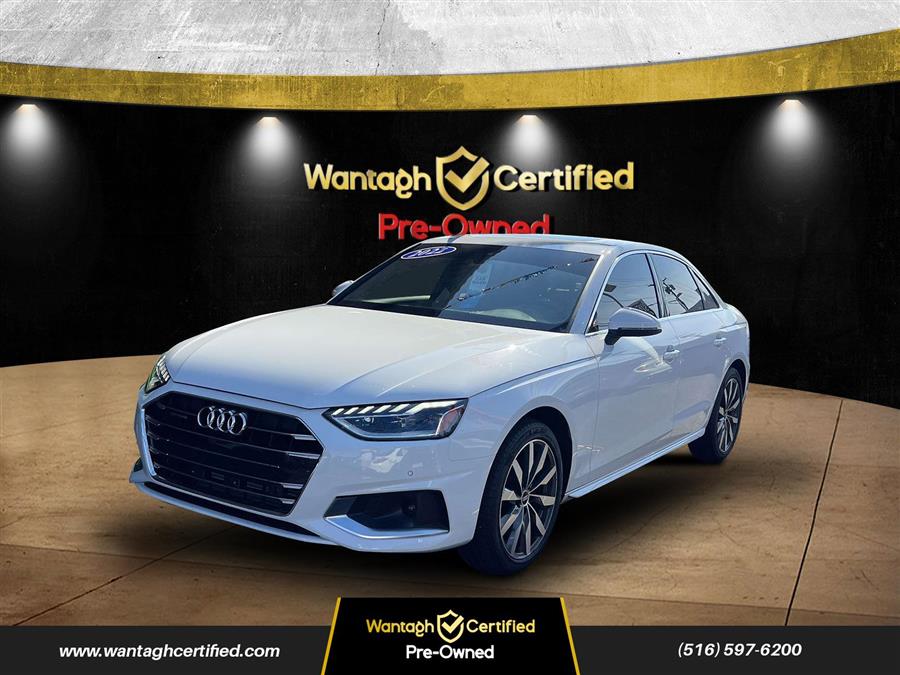 2022 Audi A4 Sedan Premium Plus 40 TFSI quattro, available for sale in Wantagh, New York | Wantagh Certified. Wantagh, New York 2022 Audi A4 Sedan Premium Plus 40 TFSI quattro, available for sale in Wantagh, New York | Wantagh Certified. Wantagh, New York