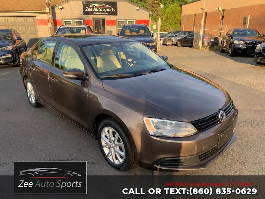 2011 Volkswagen Jetta Sedan 4dr Auto SE w/Convenience & Sunroof PZEV, available for sale in Manchester, Connecticut | Zee Auto Sports. Manchester, Connecticut 2011 Volkswagen Jetta Sedan 4dr Auto SE w/Convenience & Sunroof PZEV, available for sale in Manchester, Connecticut | Zee Auto Sports. Manchester, Connecticut