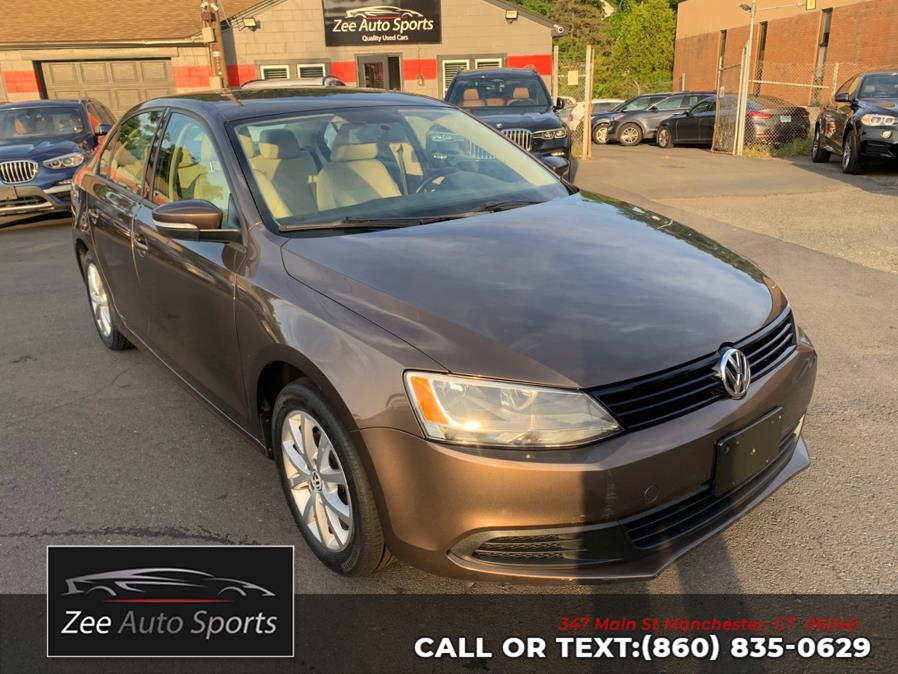 2011 Volkswagen Jetta Sedan 4dr Auto SE w/Convenience & Sunroof PZEV, available for sale in Manchester, Connecticut | Zee Auto Sports. Manchester, Connecticut 2011 Volkswagen Jetta Sedan 4dr Auto SE w/Convenience & Sunroof PZEV, available for sale in Manchester, Connecticut | Zee Auto Sports. Manchester, Connecticut