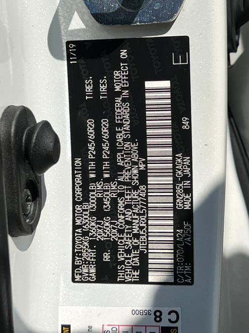2020 Toyota 4Runner Limited 4WD (Natl), available for sale in Paterson, New Jersey | Speedway Motors LLC. Paterson, New Jersey 2020 Toyota 4Runner Limited 4WD (Natl), available for sale in Paterson, New Jersey | Speedway Motors LLC. Paterson, New Jersey