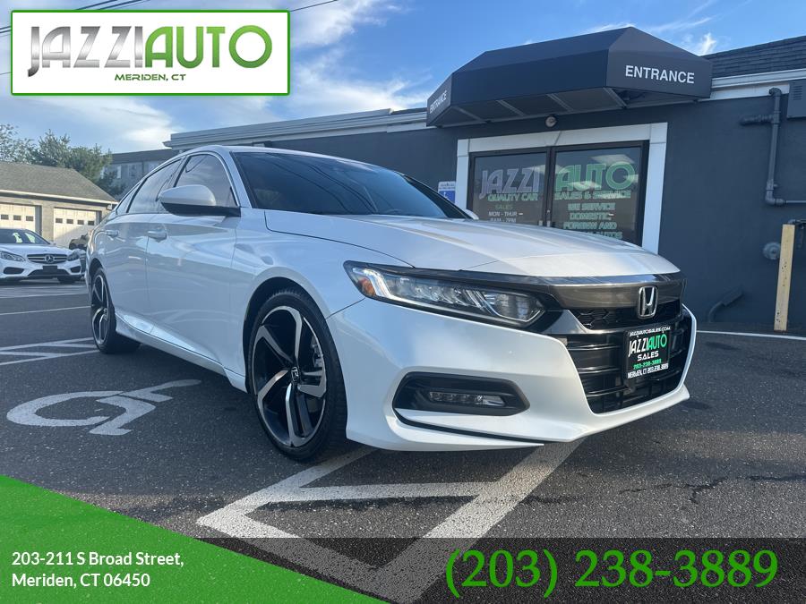 2019 Honda Accord Sedan Sport 1.5T CVT, available for sale in Meriden, Connecticut | Jazzi Auto Sales LLC. Meriden, Connecticut 2019 Honda Accord Sedan Sport 1.5T CVT, available for sale in Meriden, Connecticut | Jazzi Auto Sales LLC. Meriden, Connecticut