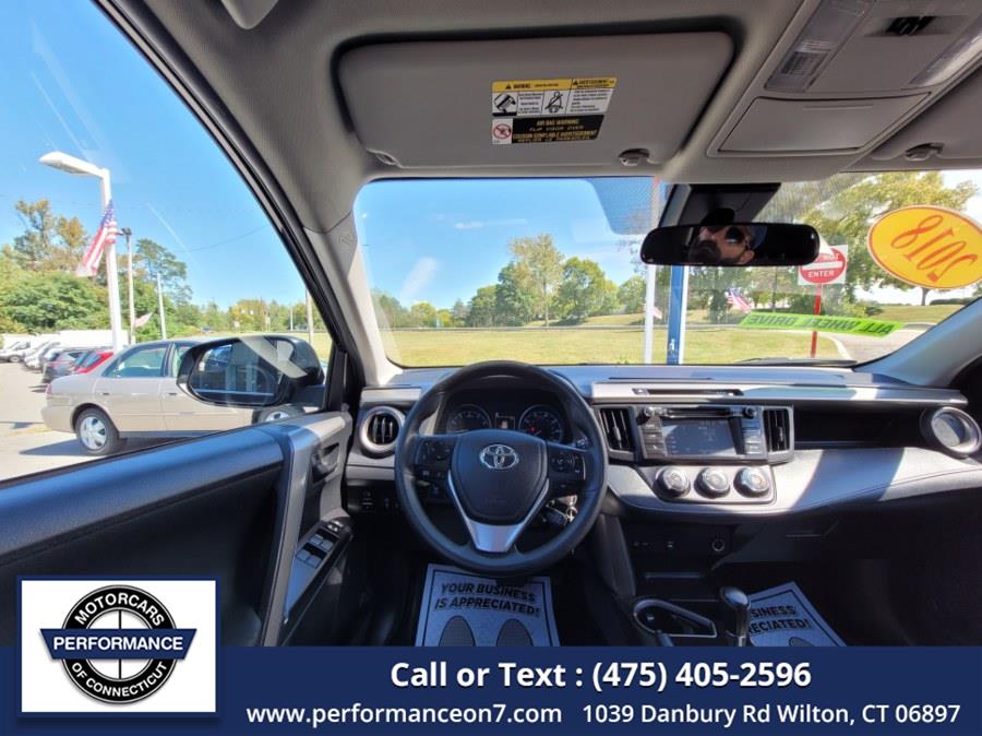 2018 Toyota RAV4 LE AWD (Natl), available for sale in Wilton, Connecticut | Performance Motor Cars Of Connecticut LLC. Wilton, Connecticut 2018 Toyota RAV4 LE AWD (Natl), available for sale in Wilton, Connecticut | Performance Motor Cars Of Connecticut LLC. Wilton, Connecticut