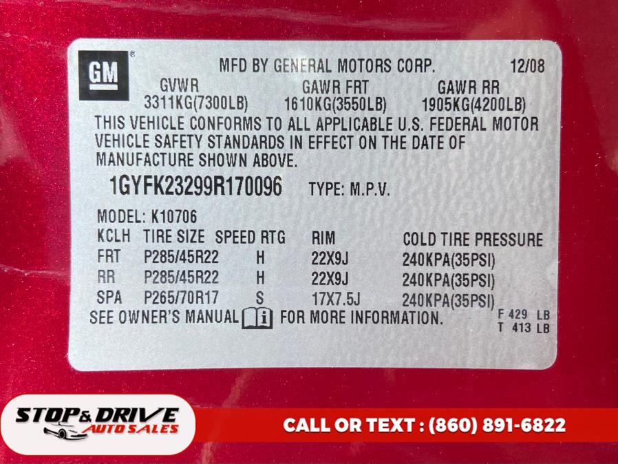 2009 Cadillac Escalade AWD 4dr, available for sale in East Windsor, Connecticut | Stop & Drive Auto Sales. East Windsor, Connecticut 2009 Cadillac Escalade AWD 4dr, available for sale in East Windsor, Connecticut | Stop & Drive Auto Sales. East Windsor, Connecticut