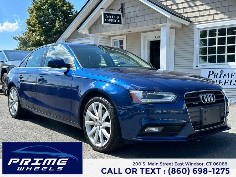 2013 Audi A4 4dr Sdn Man quattro 2.0T Premium Plus, available for sale in East Windsor, Connecticut | Prime Wheels. East Windsor, Connecticut 2013 Audi A4 4dr Sdn Man quattro 2.0T Premium Plus, available for sale in East Windsor, Connecticut | Prime Wheels. East Windsor, Connecticut