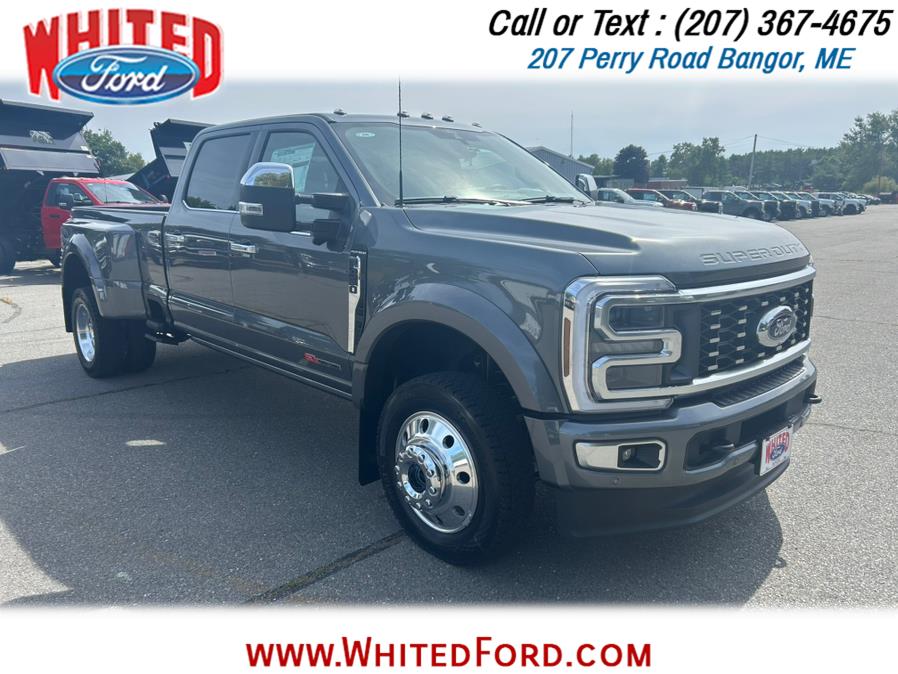 2026 Ford Super Duty F-450 DRW Platinum 4WD Crew Cab 8'' Box, available for sale in Bangor, Maine | Whited Ford. Bangor, Maine 2026 Ford Super Duty F-450 DRW Platinum 4WD Crew Cab 8'' Box, available for sale in Bangor, Maine | Whited Ford. Bangor, Maine