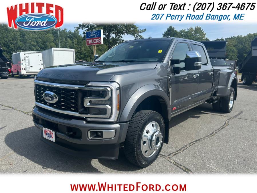 2026 Ford Super Duty F-450 DRW Platinum 4WD Crew Cab 8'' Box, available for sale in Bangor, Maine | Whited Ford. Bangor, Maine 2026 Ford Super Duty F-450 DRW Platinum 4WD Crew Cab 8'' Box, available for sale in Bangor, Maine | Whited Ford. Bangor, Maine