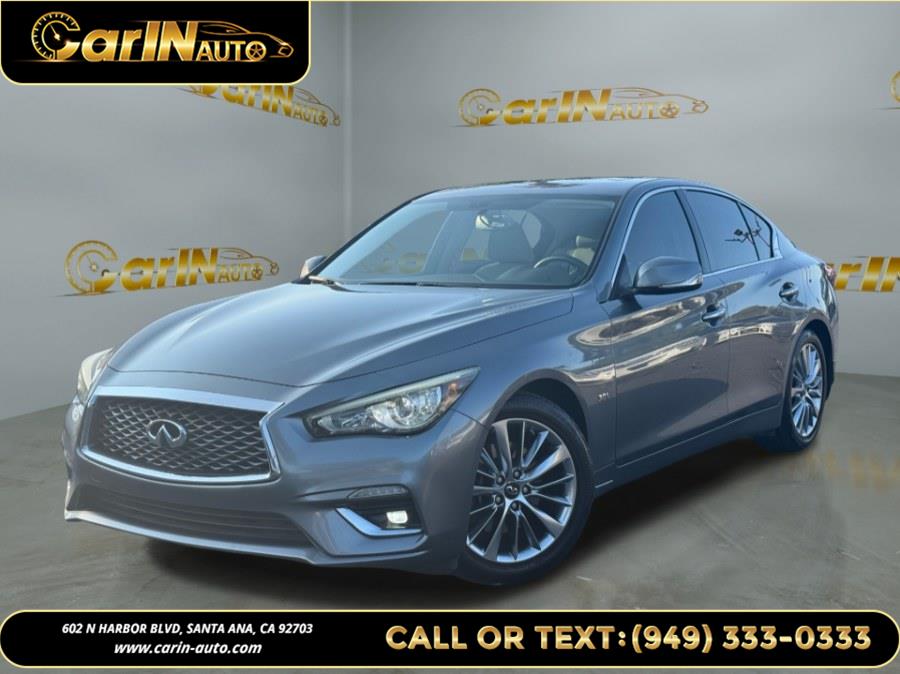 2018 INFINITI Q50 3.0t LUXE RWD, available for sale in Santa Ana, California | Carin Auto. Santa Ana, California 2018 INFINITI Q50 3.0t LUXE RWD, available for sale in Santa Ana, California | Carin Auto. Santa Ana, California