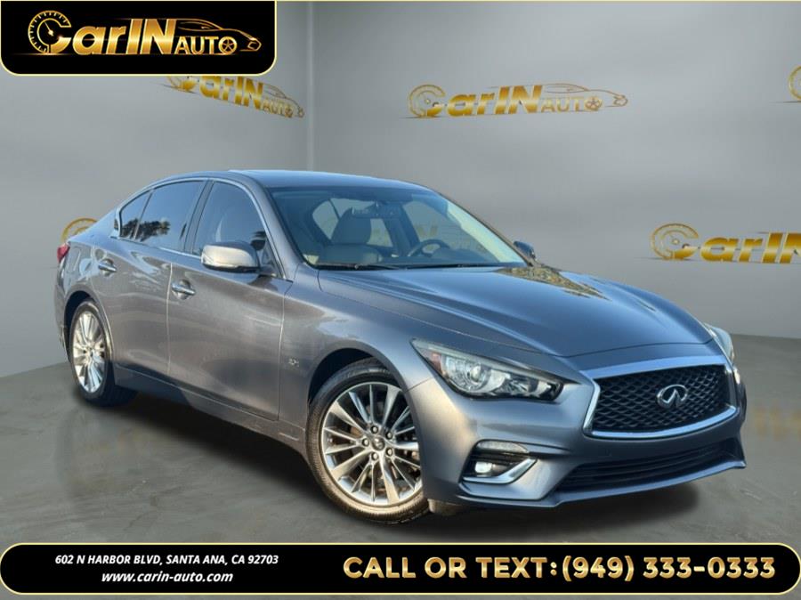2018 INFINITI Q50 3.0t LUXE RWD, available for sale in Santa Ana, California | Carin Auto. Santa Ana, California 2018 INFINITI Q50 3.0t LUXE RWD, available for sale in Santa Ana, California | Carin Auto. Santa Ana, California