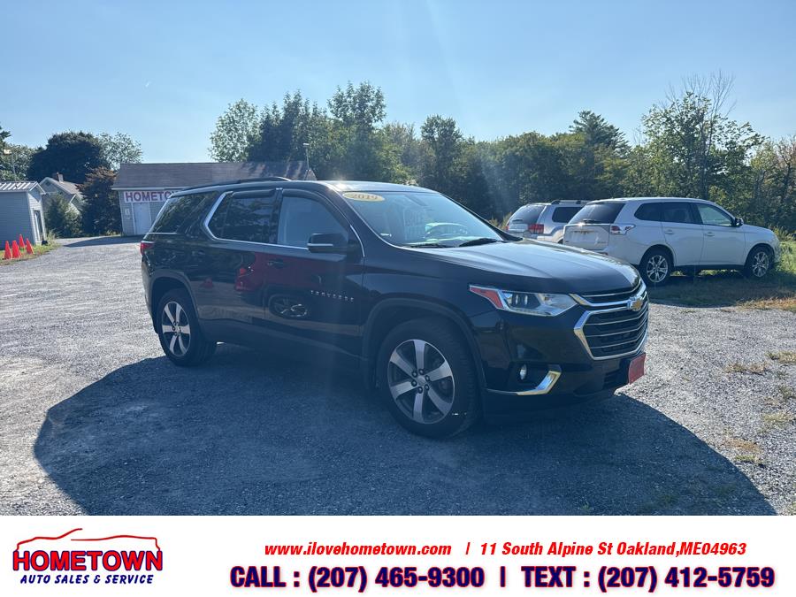 2019 Chevrolet Traverse AWD 4dr LT Leather w/3LT, available for sale in Oakland, Maine | Hometown Auto Sales and Service. Oakland, Maine 2019 Chevrolet Traverse AWD 4dr LT Leather w/3LT, available for sale in Oakland, Maine | Hometown Auto Sales and Service. Oakland, Maine