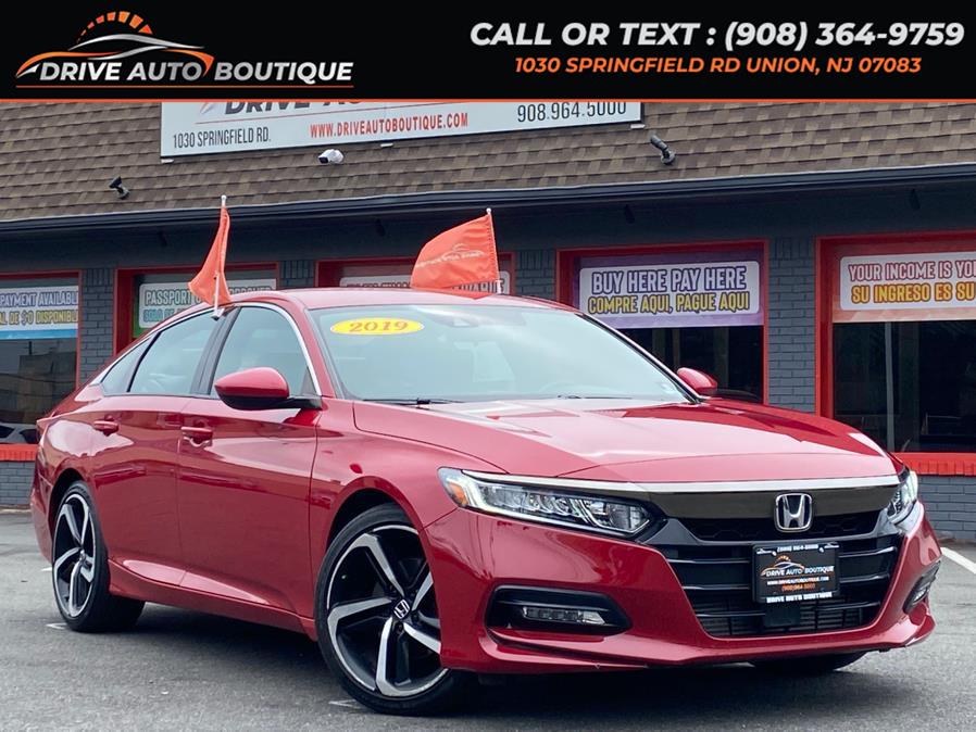 2019 Honda Accord Sedan Sport 1.5T CVT, available for sale in Union, New Jersey | Drive Auto Boutique. Union, New Jersey 2019 Honda Accord Sedan Sport 1.5T CVT, available for sale in Union, New Jersey | Drive Auto Boutique. Union, New Jersey