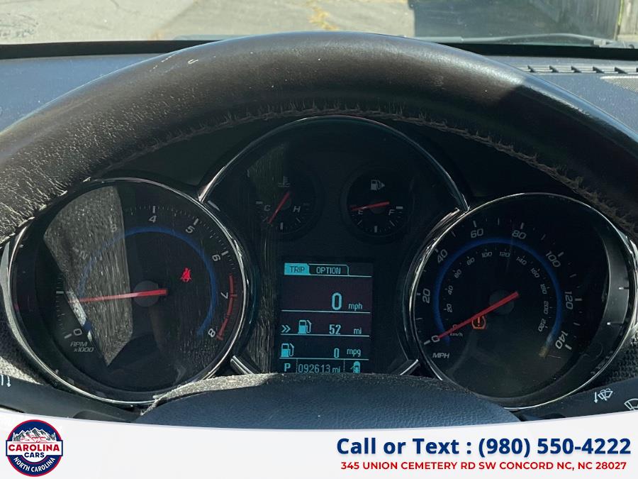 2015 Chevrolet Cruze 4dr Sdn LTZ, available for sale in Concord, North Carolina | Carolina Cars.Org. Concord, North Carolina 2015 Chevrolet Cruze 4dr Sdn LTZ, available for sale in Concord, North Carolina | Carolina Cars.Org. Concord, North Carolina
