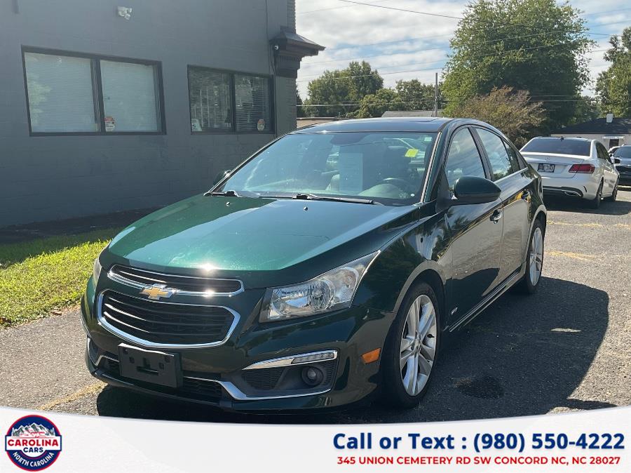 2015 Chevrolet Cruze 4dr Sdn LTZ, available for sale in Concord, North Carolina | Carolina Cars.Org. Concord, North Carolina 2015 Chevrolet Cruze 4dr Sdn LTZ, available for sale in Concord, North Carolina | Carolina Cars.Org. Concord, North Carolina