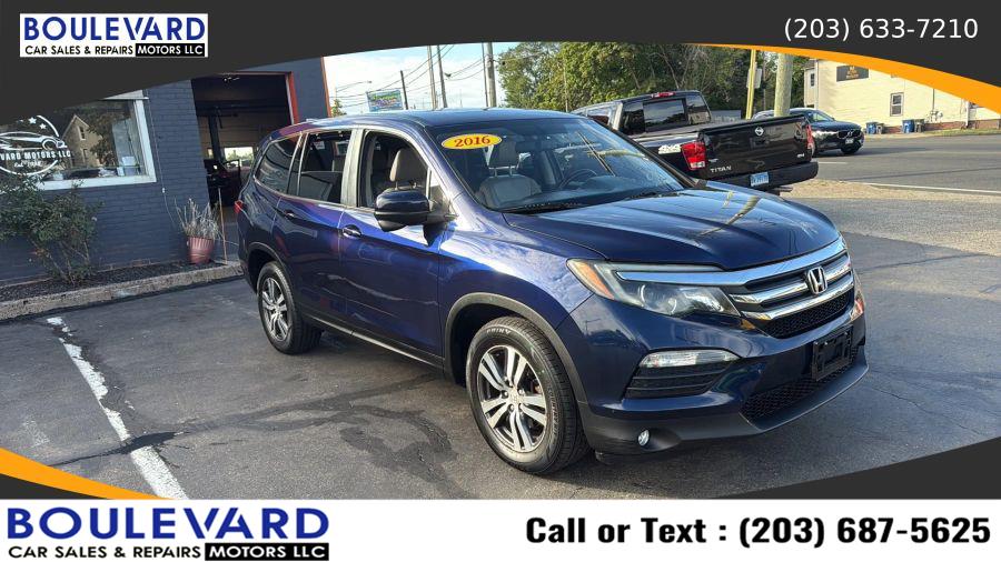 2016 Honda Pilot EX-L Sport Utility 4D, available for sale in New Haven, Connecticut | Boulevard Motors LLC. New Haven, Connecticut 2016 Honda Pilot EX-L Sport Utility 4D, available for sale in New Haven, Connecticut | Boulevard Motors LLC. New Haven, Connecticut