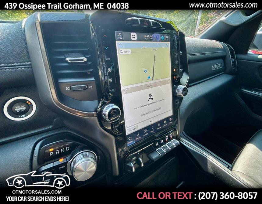 2022 Ram 1500 Sport 4x4 Quad Cab 6''4" Box *Ltd Avail*, available for sale in Gorham, Maine | Ossipee Trail Motor Sales. Gorham, Maine 2022 Ram 1500 Sport 4x4 Quad Cab 6''4" Box *Ltd Avail*, available for sale in Gorham, Maine | Ossipee Trail Motor Sales. Gorham, Maine