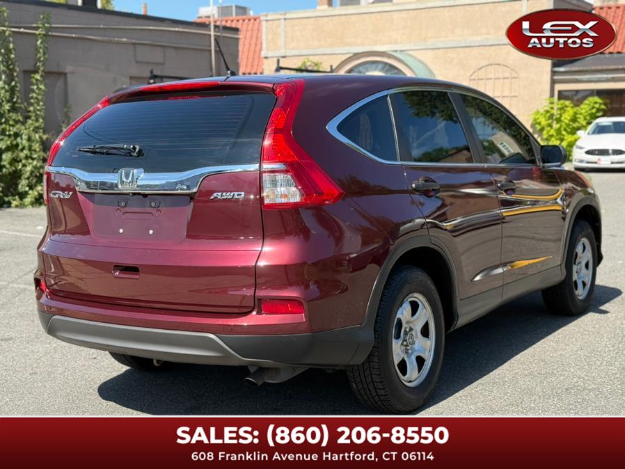 2015 Honda CR-V AWD 5dr LX, available for sale in Hartford, Connecticut | Lex Autos LLC. Hartford, Connecticut 2015 Honda CR-V AWD 5dr LX, available for sale in Hartford, Connecticut | Lex Autos LLC. Hartford, Connecticut