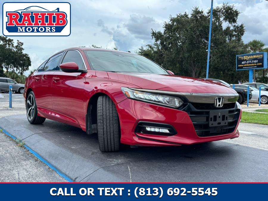 2018 Honda Accord Sedan Sport 1.5T CVT, available for sale in Winter Park, Florida | Rahib Motors. Winter Park, Florida 2018 Honda Accord Sedan Sport 1.5T CVT, available for sale in Winter Park, Florida | Rahib Motors. Winter Park, Florida
