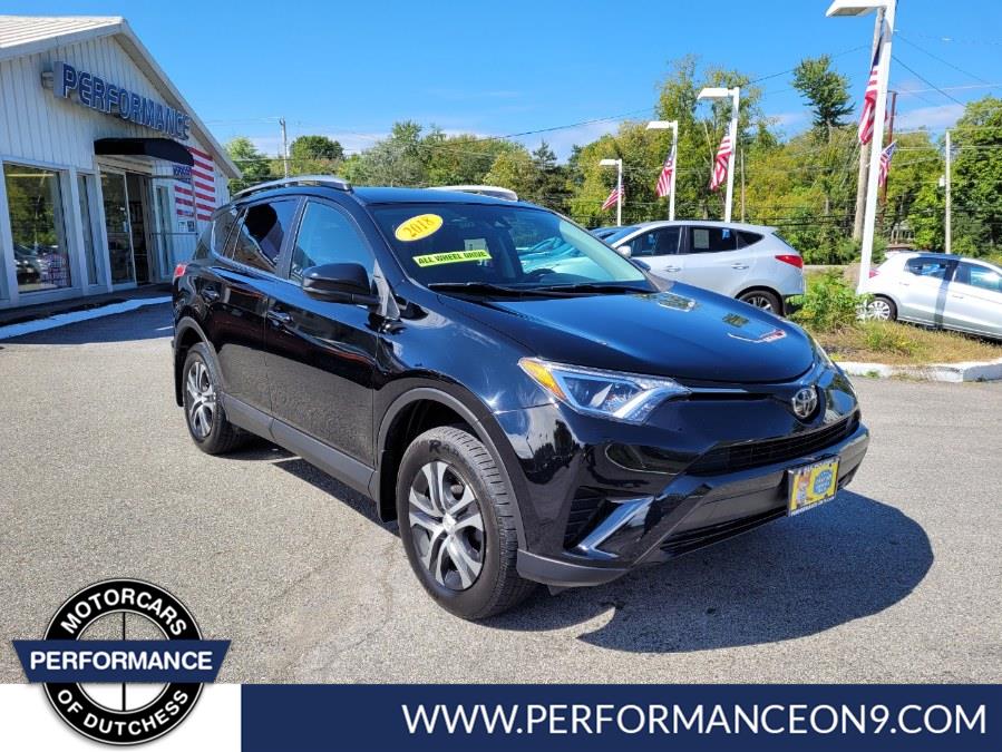 2018 Toyota RAV4 LE AWD (Natl), available for sale in Wappingers Falls, New York | Performance Motor Cars. Wappingers Falls, New York 2018 Toyota RAV4 LE AWD (Natl), available for sale in Wappingers Falls, New York | Performance Motor Cars. Wappingers Falls, New York