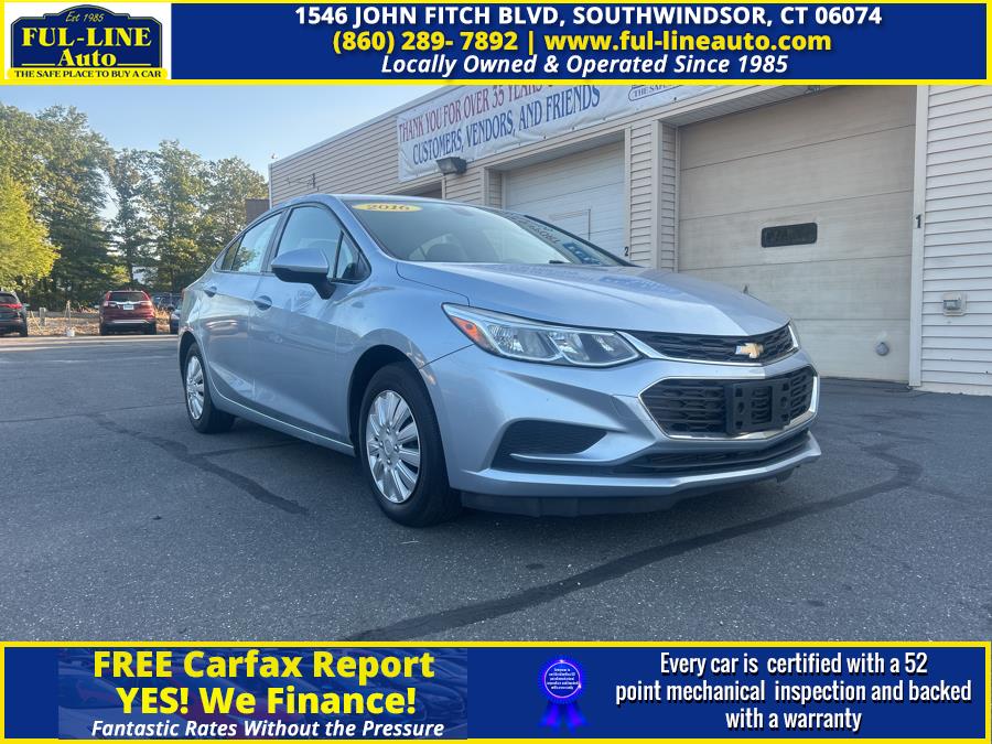 Used 2017 Chevrolet Cruze in South Windsor , Connecticut | Ful-line Auto LLC. South Windsor , Connecticut