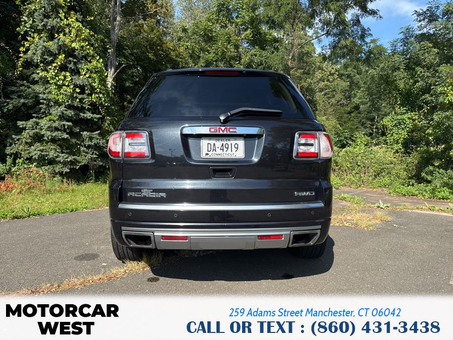2014 GMC Acadia AWD 4dr Denali, available for sale in Manchester, Connecticut | Motorcar West. Manchester, Connecticut 2014 GMC Acadia AWD 4dr Denali, available for sale in Manchester, Connecticut | Motorcar West. Manchester, Connecticut
