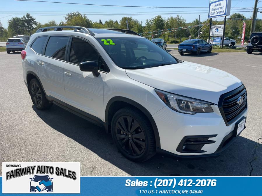 2022 Subaru Ascent 7 Passenger Onyx Edition Onyx Edition 7-Passenger, available for sale in Hancock, Maine | Fairway Auto Sales. Hancock, Maine 2022 Subaru Ascent 7 Passenger Onyx Edition Onyx Edition 7-Passenger, available for sale in Hancock, Maine | Fairway Auto Sales. Hancock, Maine