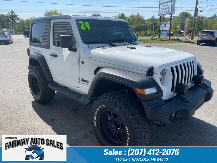 2024 Jeep Wrangler ONLY 11K MILES!! Sport S 2 Door 4x4, available for sale in Hancock, Maine | Fairway Auto Sales. Hancock, Maine 2024 Jeep Wrangler ONLY 11K MILES!! Sport S 2 Door 4x4, available for sale in Hancock, Maine | Fairway Auto Sales. Hancock, Maine