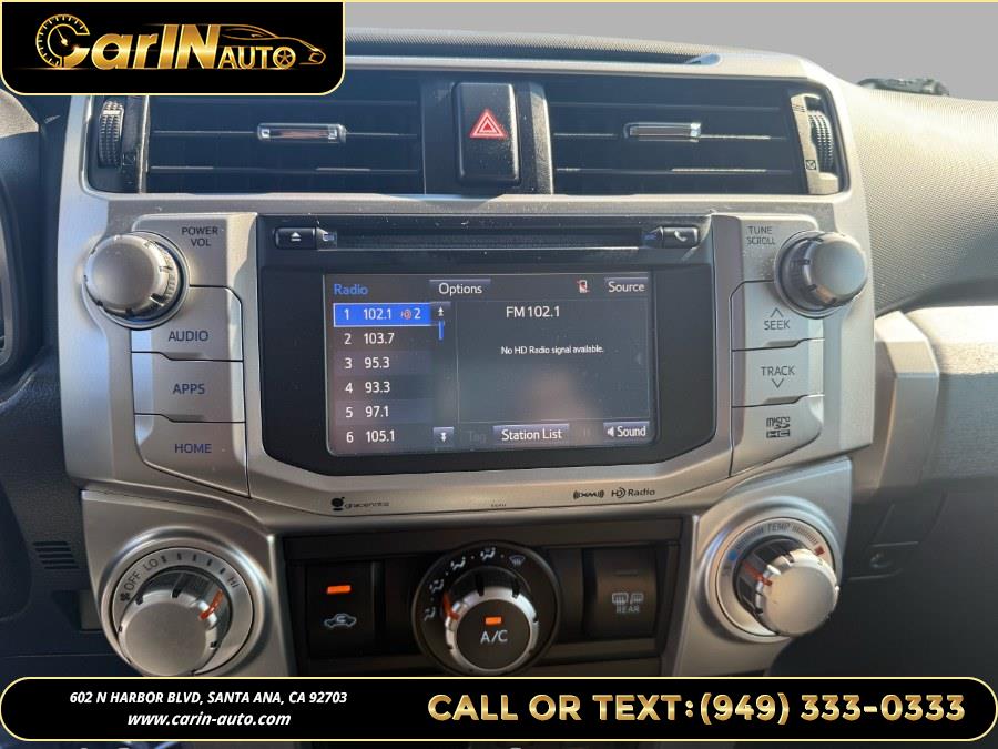 2019 Toyota 4Runner SR5 2WD (Natl), available for sale in Santa Ana, California | Carin Auto. Santa Ana, California 2019 Toyota 4Runner SR5 2WD (Natl), available for sale in Santa Ana, California | Carin Auto. Santa Ana, California