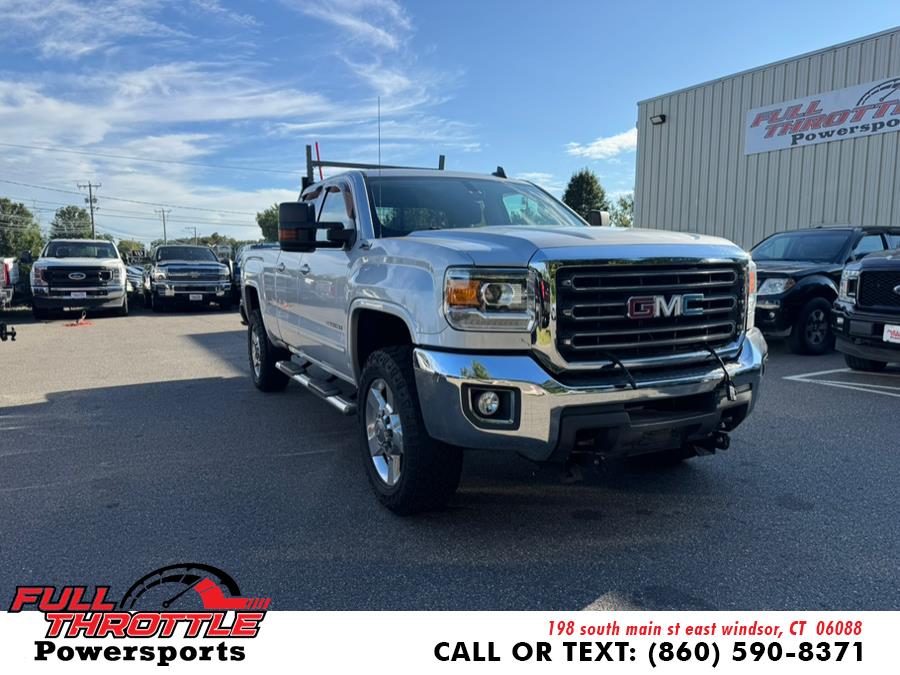 2017 GMC Sierra 2500HD 4WD Double Cab 144.2" SLE, available for sale in East Windsor, Connecticut | Full Throttle Power Sports LLC. East Windsor, Connecticut 2017 GMC Sierra 2500HD 4WD Double Cab 144.2" SLE, available for sale in East Windsor, Connecticut | Full Throttle Power Sports LLC. East Windsor, Connecticut