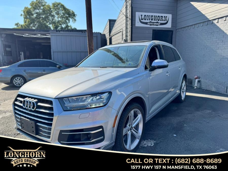 2019 Audi Q7 Prestige 55 TFSI quattro, available for sale in Mansfield, Texas | Longhorn Auto Group. Mansfield, Texas 2019 Audi Q7 Prestige 55 TFSI quattro, available for sale in Mansfield, Texas | Longhorn Auto Group. Mansfield, Texas