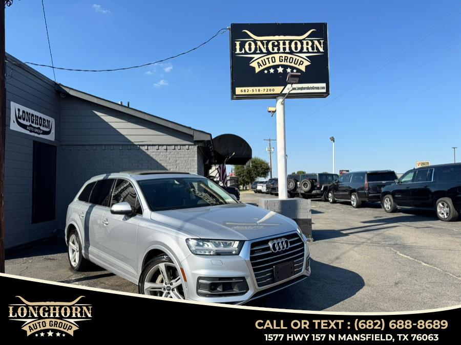2019 Audi Q7 Prestige 55 TFSI quattro, available for sale in Mansfield, Texas | Longhorn Auto Group. Mansfield, Texas 2019 Audi Q7 Prestige 55 TFSI quattro, available for sale in Mansfield, Texas | Longhorn Auto Group. Mansfield, Texas