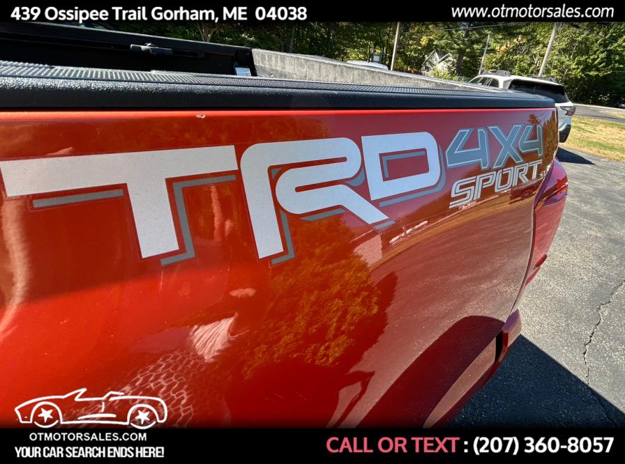 2016 Toyota Tacoma 4WD Double Cab LB V6 AT TRD Sport (Natl), available for sale in Gorham, Maine | Ossipee Trail Motor Sales. Gorham, Maine 2016 Toyota Tacoma 4WD Double Cab LB V6 AT TRD Sport (Natl), available for sale in Gorham, Maine | Ossipee Trail Motor Sales. Gorham, Maine