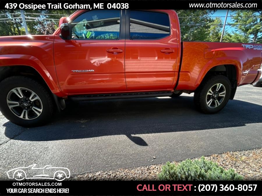 2016 Toyota Tacoma 4WD Double Cab LB V6 AT TRD Sport (Natl), available for sale in Gorham, Maine | Ossipee Trail Motor Sales. Gorham, Maine 2016 Toyota Tacoma 4WD Double Cab LB V6 AT TRD Sport (Natl), available for sale in Gorham, Maine | Ossipee Trail Motor Sales. Gorham, Maine