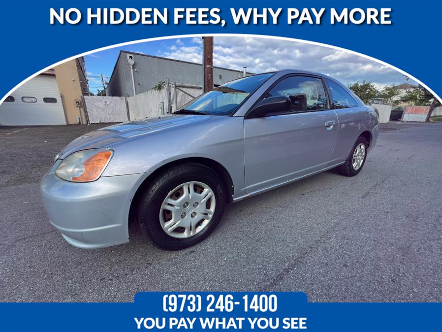 2002 Honda Civic 2dr Cpe LX Auto, available for sale in Lodi, New Jersey | Route 46 Auto Sales Inc. Lodi, New Jersey 2002 Honda Civic 2dr Cpe LX Auto, available for sale in Lodi, New Jersey | Route 46 Auto Sales Inc. Lodi, New Jersey