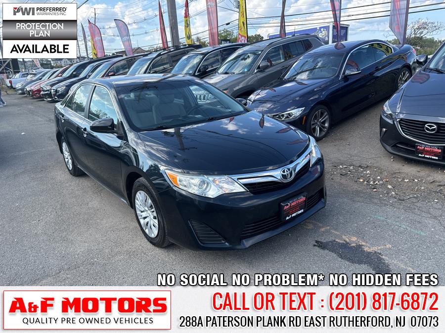 2012 Toyota Camry 4dr Sdn I4 Auto LE, available for sale in East Rutherford, New Jersey | A&F Motors LLC. East Rutherford, New Jersey 2012 Toyota Camry 4dr Sdn I4 Auto LE, available for sale in East Rutherford, New Jersey | A&F Motors LLC. East Rutherford, New Jersey