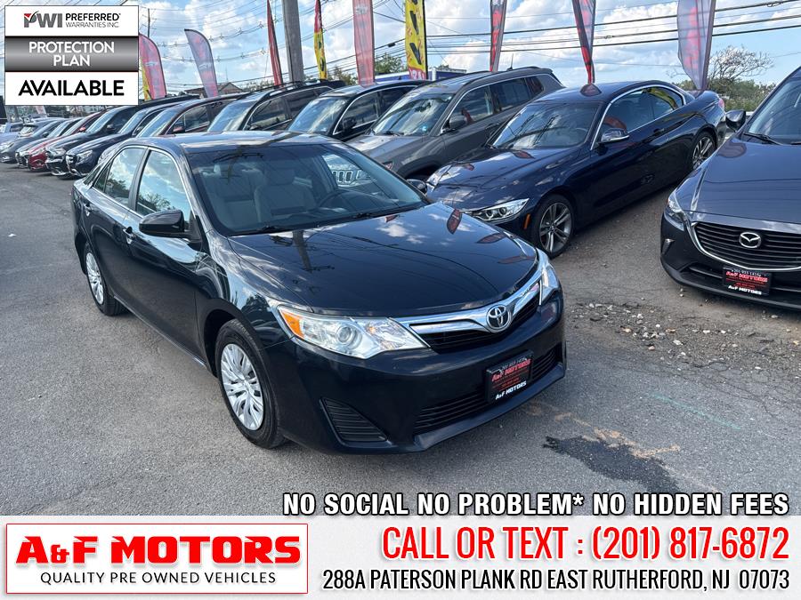 2012 Toyota Camry 4dr Sdn I4 Auto LE, available for sale in East Rutherford, New Jersey | A&F Motors LLC. East Rutherford, New Jersey 2012 Toyota Camry 4dr Sdn I4 Auto LE, available for sale in East Rutherford, New Jersey | A&F Motors LLC. East Rutherford, New Jersey