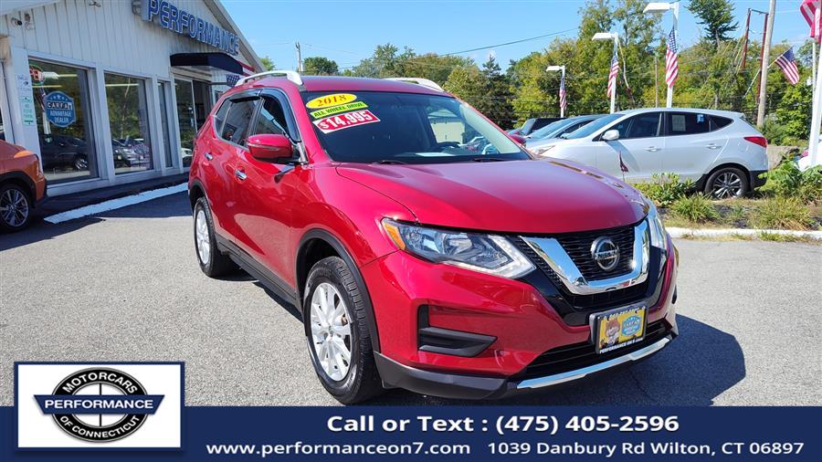 2018 Nissan Rogue AWD SV, available for sale in Wilton, Connecticut | Performance Motor Cars Of Connecticut LLC. Wilton, Connecticut 2018 Nissan Rogue AWD SV, available for sale in Wilton, Connecticut | Performance Motor Cars Of Connecticut LLC. Wilton, Connecticut