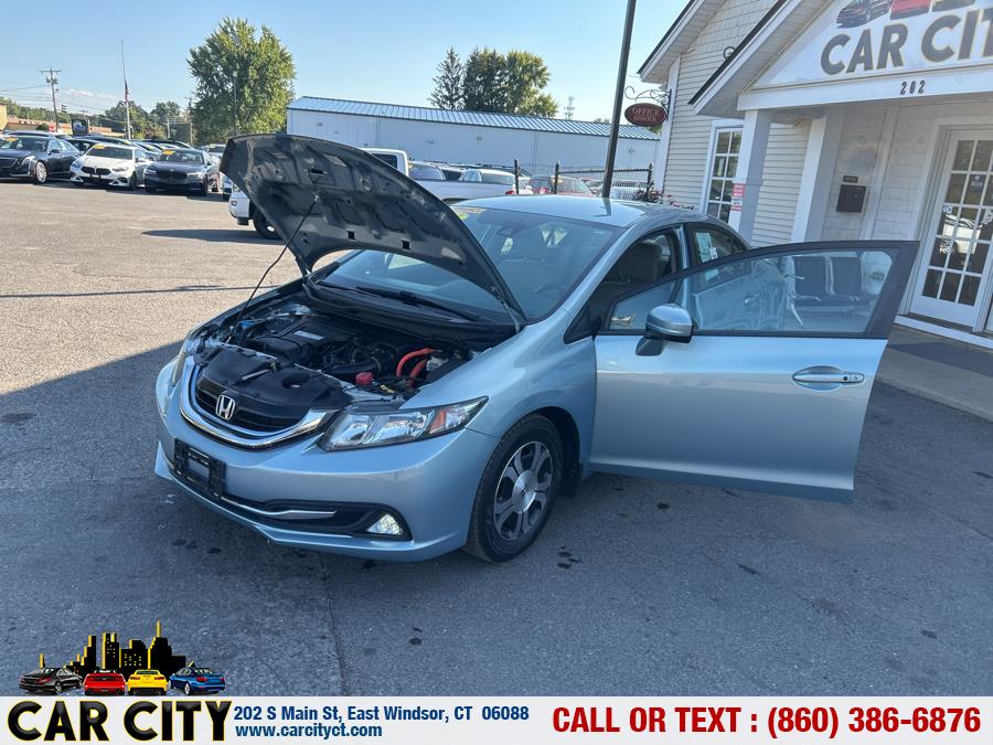 2014 Honda Civic Hybrid 4dr Sdn L4 CVT w/Navi, available for sale in East Windsor, Connecticut | Car City LLC. East Windsor, Connecticut 2014 Honda Civic Hybrid 4dr Sdn L4 CVT w/Navi, available for sale in East Windsor, Connecticut | Car City LLC. East Windsor, Connecticut