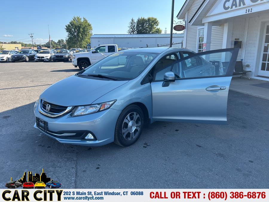 2014 Honda Civic Hybrid 4dr Sdn L4 CVT w/Navi, available for sale in East Windsor, Connecticut | Car City LLC. East Windsor, Connecticut 2014 Honda Civic Hybrid 4dr Sdn L4 CVT w/Navi, available for sale in East Windsor, Connecticut | Car City LLC. East Windsor, Connecticut