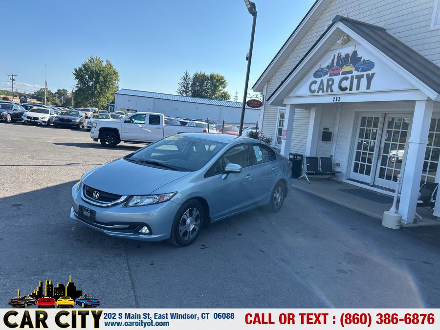 2014 Honda Civic Hybrid 4dr Sdn L4 CVT w/Navi, available for sale in East Windsor, Connecticut | Car City LLC. East Windsor, Connecticut 2014 Honda Civic Hybrid 4dr Sdn L4 CVT w/Navi, available for sale in East Windsor, Connecticut | Car City LLC. East Windsor, Connecticut
