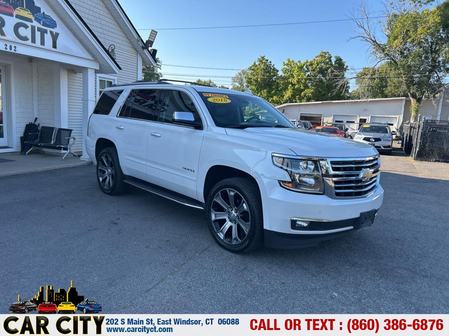 2018 Chevrolet Tahoe 4WD 4dr Premier, available for sale in East Windsor, Connecticut | Car City LLC. East Windsor, Connecticut 2018 Chevrolet Tahoe 4WD 4dr Premier, available for sale in East Windsor, Connecticut | Car City LLC. East Windsor, Connecticut