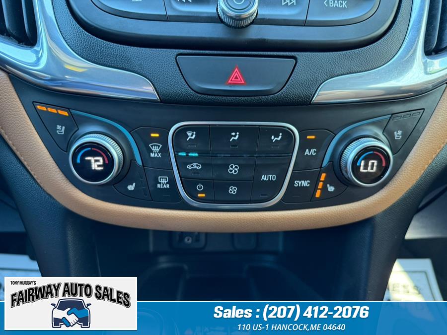 2018 Chevrolet Equinox Premiere AWD AWD 4dr Premier w/2LZ, available for sale in Hancock, Maine | Fairway Auto Sales. Hancock, Maine 2018 Chevrolet Equinox Premiere AWD AWD 4dr Premier w/2LZ, available for sale in Hancock, Maine | Fairway Auto Sales. Hancock, Maine