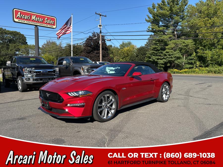 2022 Ford Mustang GT Premium Convertible, available for sale in Tolland, Connecticut | Arcari Motor Sales. Tolland, Connecticut 2022 Ford Mustang GT Premium Convertible, available for sale in Tolland, Connecticut | Arcari Motor Sales. Tolland, Connecticut