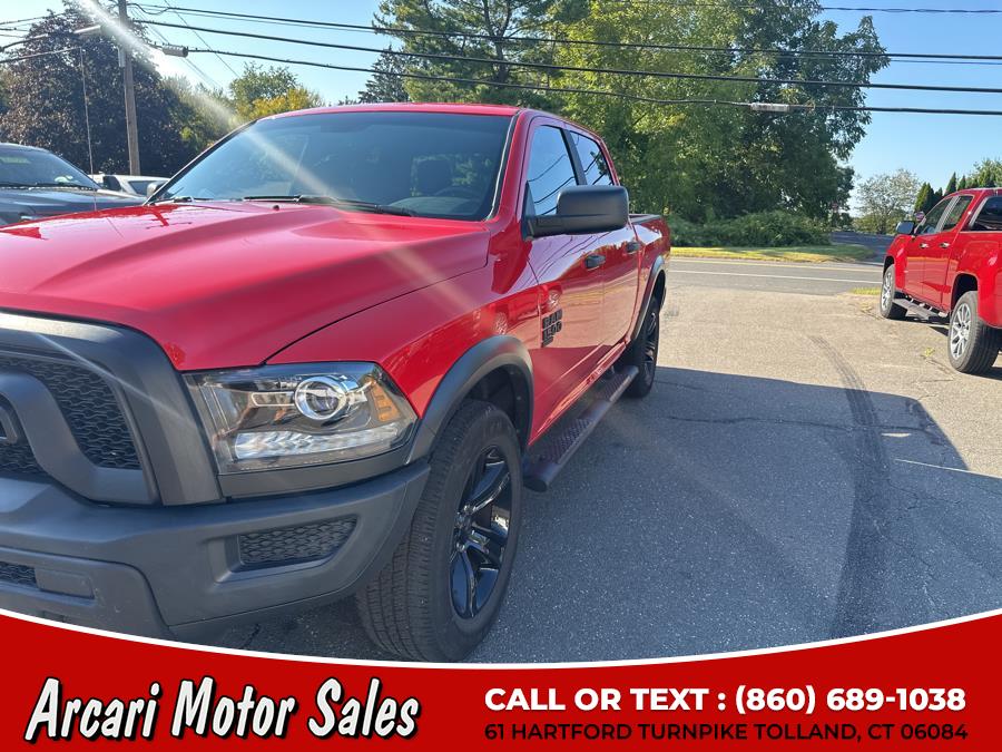 2023 Ram 1500 Classic Warlock 4x4 Crew Cab 5''7" Box, available for sale in Tolland, Connecticut | Arcari Motor Sales. Tolland, Connecticut 2023 Ram 1500 Classic Warlock 4x4 Crew Cab 5''7" Box, available for sale in Tolland, Connecticut | Arcari Motor Sales. Tolland, Connecticut