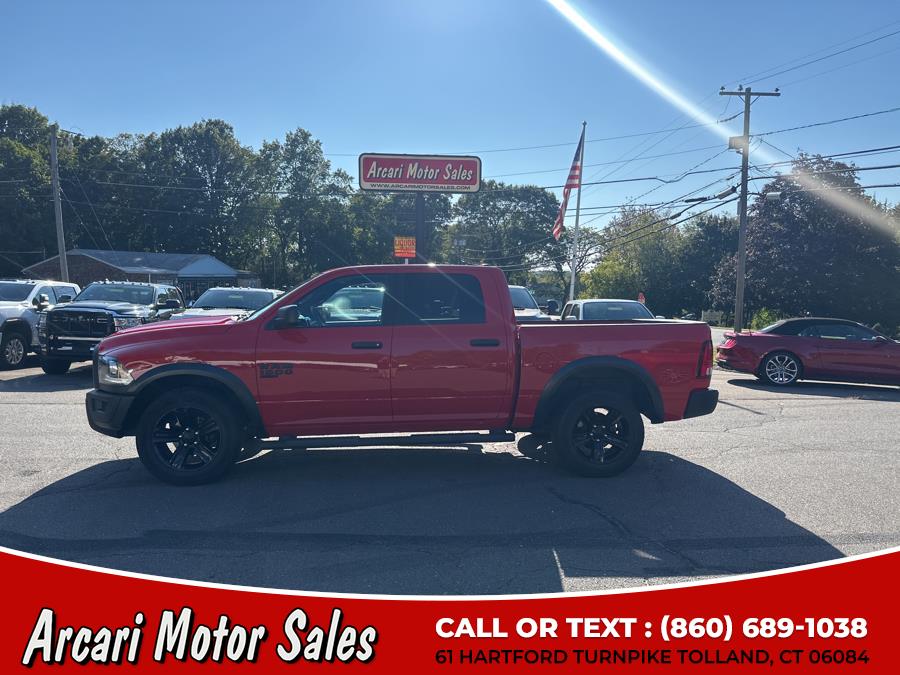 2023 Ram 1500 Classic Warlock 4x4 Crew Cab 5''7" Box, available for sale in Tolland, Connecticut | Arcari Motor Sales. Tolland, Connecticut 2023 Ram 1500 Classic Warlock 4x4 Crew Cab 5''7" Box, available for sale in Tolland, Connecticut | Arcari Motor Sales. Tolland, Connecticut