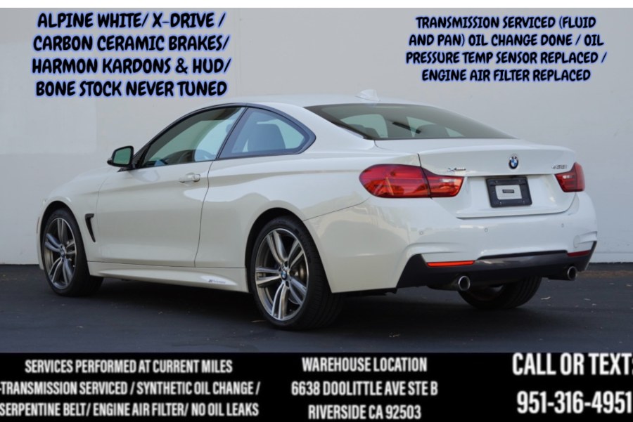 2014 F32 BMW N55 435i MSPORT X-DRIVE AWD/ ALPINE WHITE/ CARBON CERAMIC BRAKES + MORE, available for sale in Riverside, California | Big Timin Motors LLC. Riverside, California 2014 F32 BMW N55 435i MSPORT X-DRIVE AWD/ ALPINE WHITE/ CARBON CERAMIC BRAKES + MORE, available for sale in Riverside, California | Big Timin Motors LLC. Riverside, California