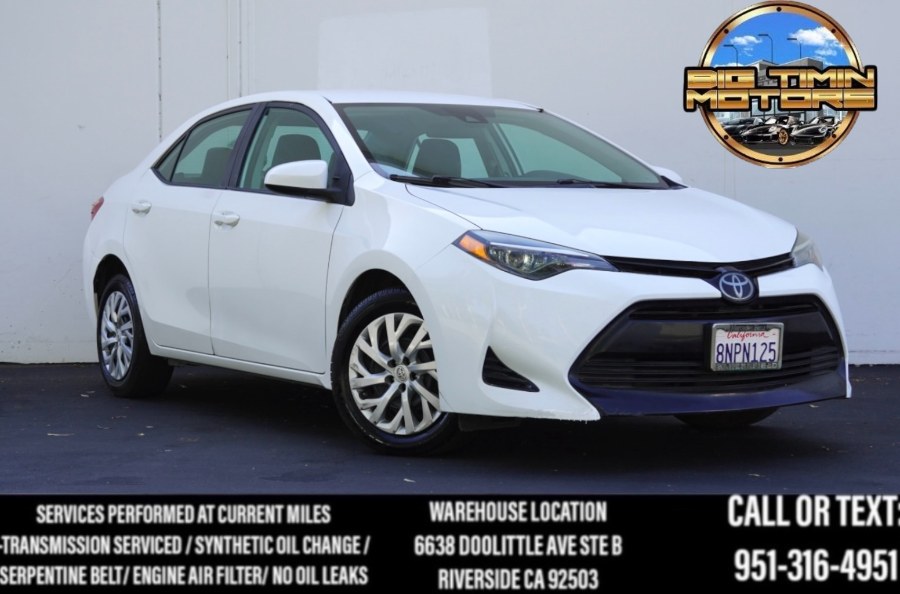2018 Toyota Corolla LE + LE, available for sale in Riverside, California | Big Timin Motors LLC. Riverside, California 2018 Toyota Corolla LE + LE, available for sale in Riverside, California | Big Timin Motors LLC. Riverside, California
