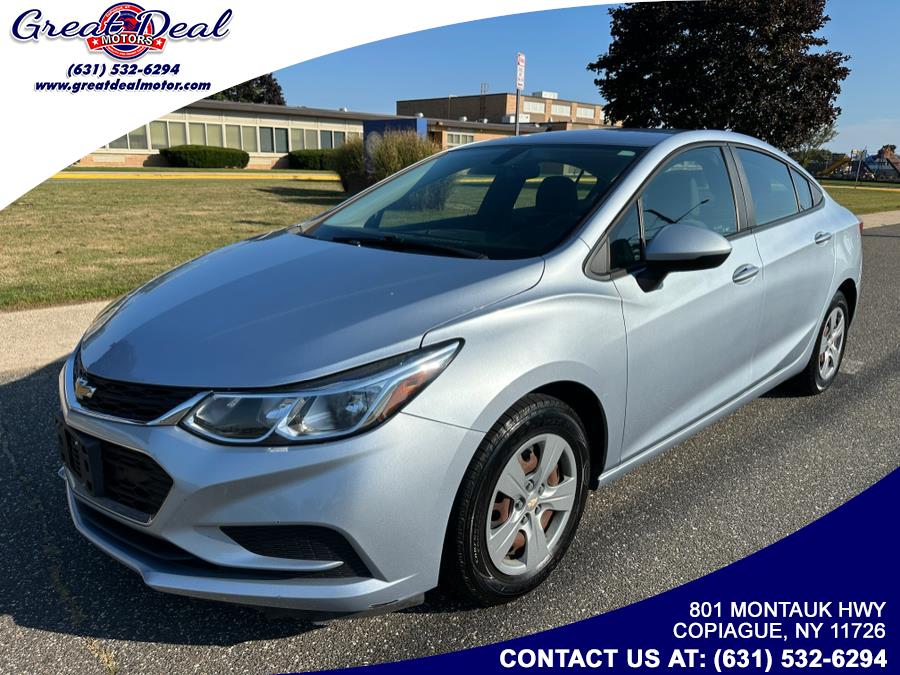 2018 Chevrolet Cruze 4dr Sdn 1.4L LS w/1SB, available for sale in Copiague, New York | Great Deal Motors. Copiague, New York 2018 Chevrolet Cruze 4dr Sdn 1.4L LS w/1SB, available for sale in Copiague, New York | Great Deal Motors. Copiague, New York