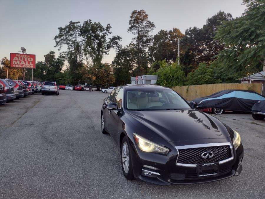 2015 INFINITI Q50 4dr Sdn AWD, available for sale in Chicopee, Massachusetts | Matts Auto Mall LLC. Chicopee, Massachusetts 2015 INFINITI Q50 4dr Sdn AWD, available for sale in Chicopee, Massachusetts | Matts Auto Mall LLC. Chicopee, Massachusetts
