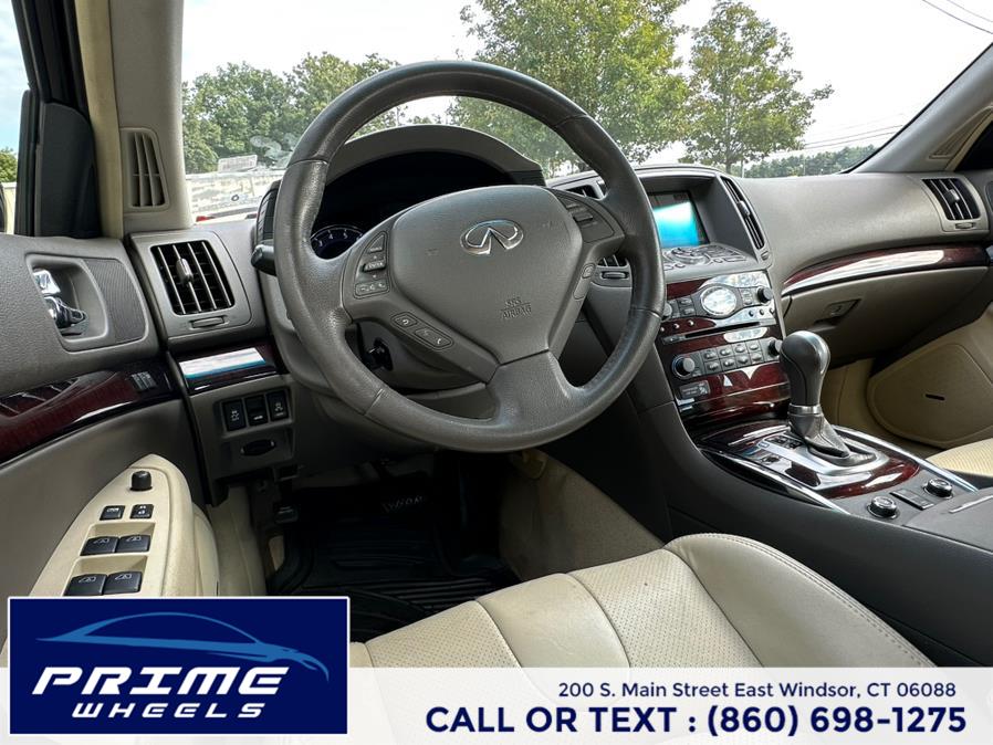 2013 Infiniti G37 Sedan 4dr x AWD, available for sale in East Windsor, Connecticut | Prime Wheels. East Windsor, Connecticut 2013 Infiniti G37 Sedan 4dr x AWD, available for sale in East Windsor, Connecticut | Prime Wheels. East Windsor, Connecticut