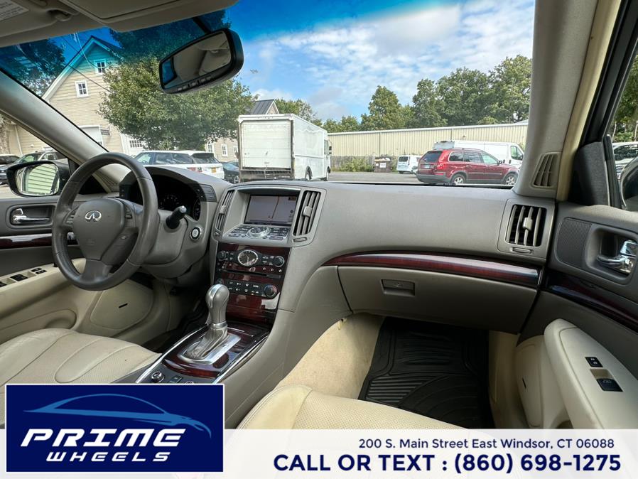 2013 Infiniti G37 Sedan 4dr x AWD, available for sale in East Windsor, Connecticut | Prime Wheels. East Windsor, Connecticut 2013 Infiniti G37 Sedan 4dr x AWD, available for sale in East Windsor, Connecticut | Prime Wheels. East Windsor, Connecticut