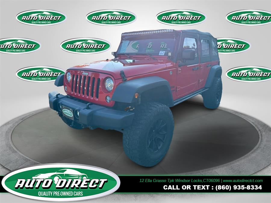 Used 2018 Jeep Wrangler JK Unlimited in Windsor Locks, Connecticut | Auto Direct LLC. Windsor Locks, Connecticut